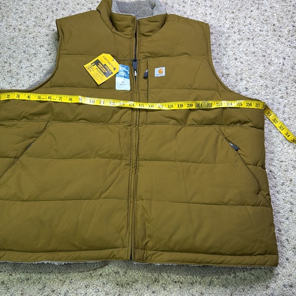Carhartt plus size 2X Sherpa lined vest NWT - Picture 3 of 9
